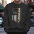 Custodian American Flag Usa Janitor School Men Sweatshirt