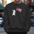 Cute Rabbit Usa Flag World War Champs July 4Th Men Sweatshirt