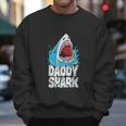 Daddy Shark Fathers Day Gifts Family Matching Dad Men Sweatshirt