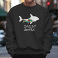 Daddy Shark Puzzle Dad Birthday Gifts Men Sweatshirt