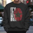 It Is In My Dna Moroccan African Gifts Moorish Morocco Flag Men Sweatshirt