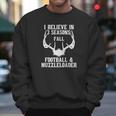 Fall Football Muzzleloader Deer Hunting Season Rifle Dad Men Sweatshirt