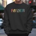 Fathor Fathers Day Gift Viking Fathor Hero Graphic Design Printed Casual Daily Basic Men Sweatshirt