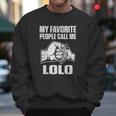 My Favorite People Call Me Lolo Filipino Grandpa Gift Men Sweatshirt