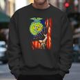 Ffa Emblem Inside American Flag Men Sweatshirt