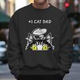 Mens Funny Cat Fathers Day Catnip Crack Cat Weed Best Cat Dad Men Sweatshirt