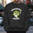 Grandpa Shark Gift Cute Shark Baby Matching Family Men Sweatshirt