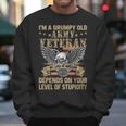 Im A Groumpy Old Army Veteran Men Sweatshirt