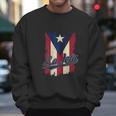 La Jefa Puerto Rico Flag Men Sweatshirt