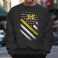 Michigan Wolverines Flag Men Sweatshirt