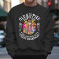 Old Hippies Dont Die They Just Fade Into Crazy Grandparents Men Sweatshirt