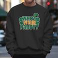 Who Is Your Paddy Daddy Funny St Patricks Day Juniors Men Sweatshirt