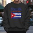 Patria Y Vida Vintage Flag For Cuba Lover Men Sweatshirt