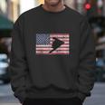 Patriotic B2 Stealth Bomber American Flag T-Shirt Men Sweatshirt