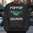 Poppop Grandpa Gift Poppop Grandpa Shark Men Sweatshirt