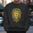 Rastafari Lion Dreadlock Jamaican Flag Reggae Music Rasta Men Sweatshirt