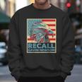 Recall Gavin Newsom 4Th Of July Us American Flag Eagle Men Sweatshirt