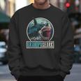 Retro Animal Grandfather Fathers Day Gift Grandpa Shark Men Sweatshirt