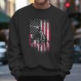 Rodeo Bull Rider Patriotic American Flag Cowboys Men Sweatshirt