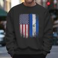 Salvadoran American Flag Men Sweatshirt