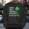 St Patricks Jack Jim Johnny Jameson The Four Fathers Men Sweatshirt