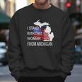 I Stand With That Woman From Michigan State American Flag Men Sweatshirt