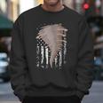 Storm Hunter American Flag Storm Chaser Tornado Gift Men Sweatshirt