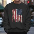 Usa 4Th Of July Patriots American Distressed Flag Men Sweatshirt