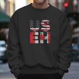 Usa Useh Us Flag Canada Men Sweatshirt