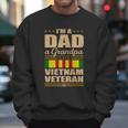 Veterans Day Im A Dad Grandpa And A Vietnam Veteran Meaningful Gift Graphic Design Printed Casual Daily Basic Men Sweatshirt