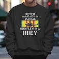 Vietnam Veteran Vet Huey Helicopter Men Sweatshirt