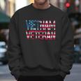 Vietnam Veteran Vintage Us Flag Vietnam Vets Gift Cool Gift Graphic Design Printed Casual Daily Basic Men Sweatshirt