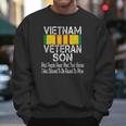 Vintage Us Military Family Vietnam Veteran Son Men Sweatshirt