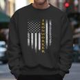 Vintage Usa Ironworker American Flag Iron Worker Patriotic Men Sweatshirt