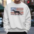 Country Life Outfitters Pointer Dog Americaan Flag Men Sweatshirt