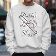 Daddy Lil Slugger Baseball Dad Fathers Day Men Sweatshirt