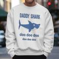 Daddy Shark Lovely Boy Dad Birthday Gifts Men Sweatshirt