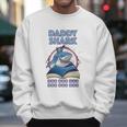 Daddy Shark Reading Book Men Sweatshirt