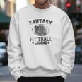 Mens Fantasy Football Legend Funny Season Novelty Graphic Dad Gameday Men Sweatshirt