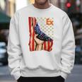 Fedex And American Flag Independence Day Men Sweatshirt