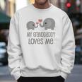 Grandaddy Loves Me Elephant Infant Creeper Men Sweatshirt