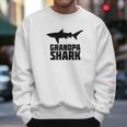 Grandpa Shark Shirt Matching Family Tribe Papa Men Sweatshirt