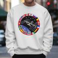 International Space Station T-Shirt Nasa Iss Flag Logo Men Sweatshirt