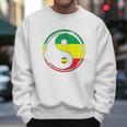 Rasta Flag Jamaica Flag Irie Peace Symbol Reggae Music Men Sweatshirt