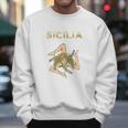 Sicilian Pride Sicilian Flag Trinacria Men Sweatshirt