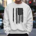 Wheel Spin Addict Chevelle Usa Flag Men Sweatshirt