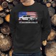 Aggressive Thread 1969 Camaro American Flag Men Sweatshirt