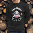 American Daddy Shark Under The Water Men Sweatshirt