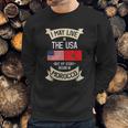 American Flag Morocco Moroccan Roots Gifts Men Sweatshirt