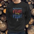 Autism Awareness Autistic Grandsons Fight Grandparent Men Sweatshirt